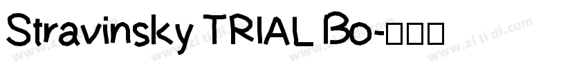 Stravinsky TRIAL Bo字体转换